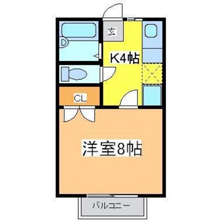 プラネット寺家　Aの物件間取画像